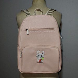 Boutique backpack by Thirty-One rose blush pebble NWT with monogram